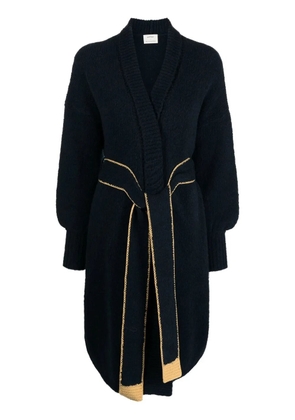 Onefifteen self-tie belted cardigan - Blue