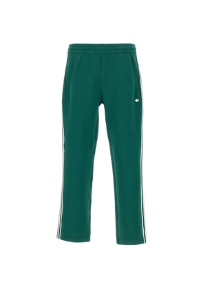 adidas triple-stripe logo trousers - Green