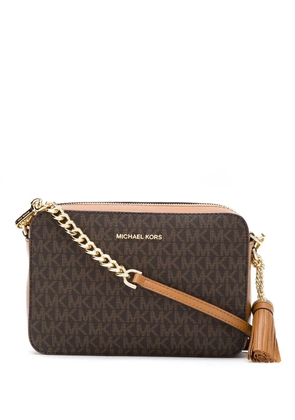 Michael Kors medium Jet Set cross body bag - Brown