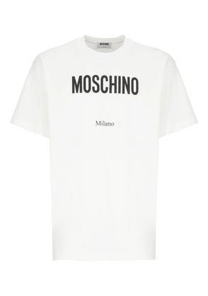 Moschino logo-print cotton T-shirt - White