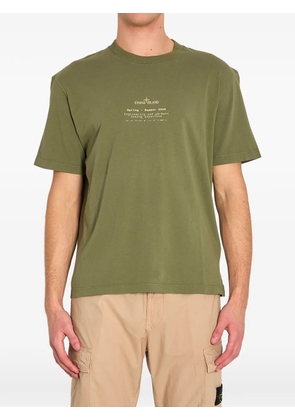 Stone Island logo-print T-shirt - Green