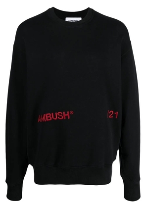 AMBUSH embroidered-logo sweatshirt - Black