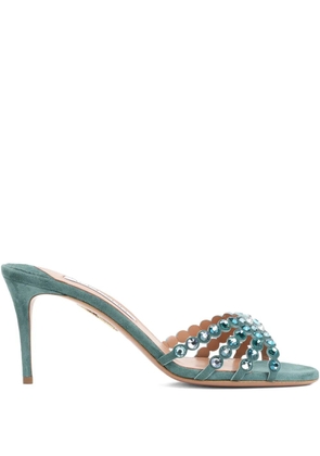 Aquazzura 75mm Tequila mules - Blue