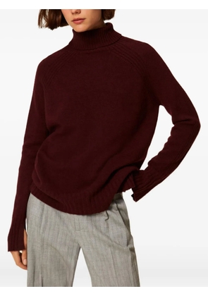 TWINSET turtleneck ribbed jumper - Red