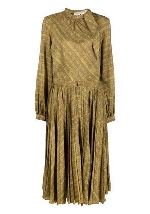 A.N.G.E.L.O. Vintage Cult 1970s diagonal striped pattern two-piece set - Green