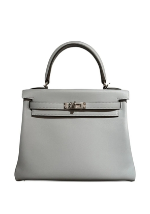 Hermès Pre-Owned 2025 25 Kelly Retourne leather tote bag - Grey