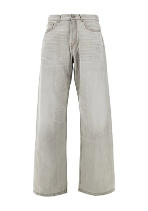 Palm Angels five-pockets tonal-stitching jeans - Grey