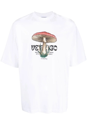 COUNTY OF MILAN graphic-print organic-cotton T-shirt - White