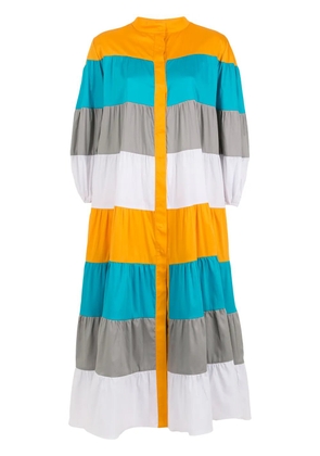 Olympiah stripe-pattern shirt dress - Multicolour