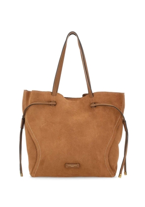 GIANNI CHIARINI Violette suede shoulder bag - Brown