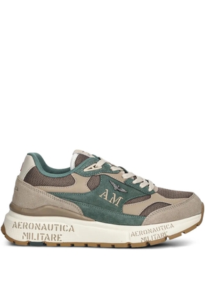 Aeronautica Militare round-toe sneakers - Neutrals