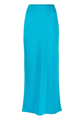 Gianfranco Ferré Pre-Owned 1990s handkerchief hem maxi skirt - Blue