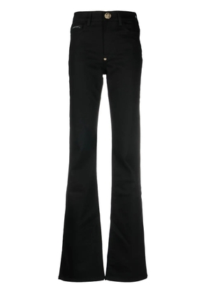 Philipp Plein high-waisted flared jeans - Black