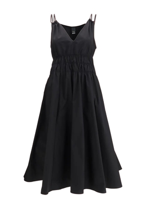PINKO Amie V-neck ruched midi dress - Black