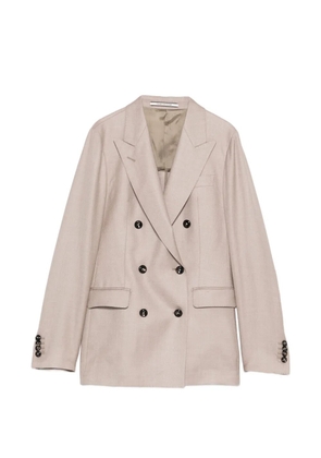 Tagliatore double-breasted peaked-lapels jacket - Neutrals