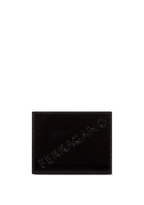 Ferragamo logo-embossed leather cardholder - Black