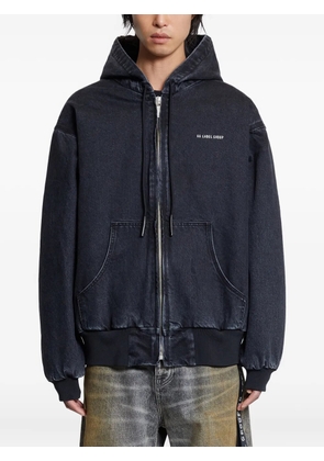 44 LABEL GROUP Sorrow padded zip-up denim jacket - Blue