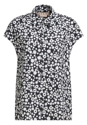 Marni floral-print shirt - Black