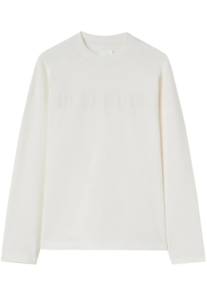 Jil Sander logo-print long-sleeve T-shirt - White