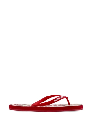 DSQUARED2 logo-print flip-flops