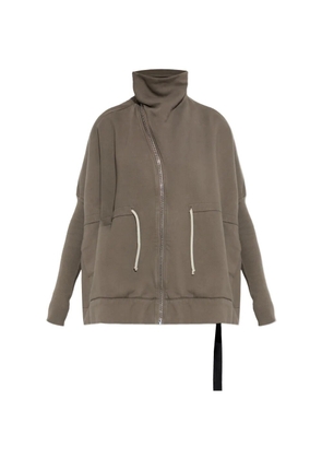 Rick Owens DRKSHDW zip cotton sweater - Grey