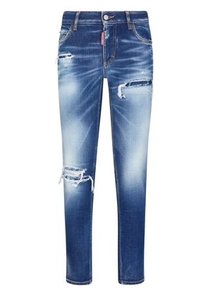 DSQUARED2 ripped slim-leg jeans - Blue