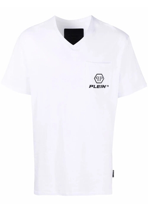 Philipp Plein logo-print short-sleeve T-shirt - White