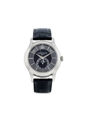 Patek Philippe Pre-Owned 2020 pre-owned Annual Calendar Chronograph 40mm - Black