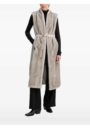 Gaudi tie belt jacket - Grey