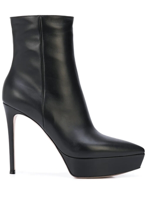 Gianvito Rossi Dasha 115mm platform booties - Black