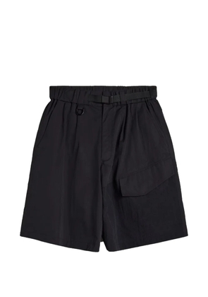 Y-3 UT belted shorts - Black