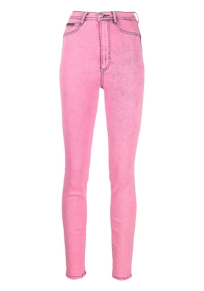Philipp Plein Super High Waist jeggings - Pink
