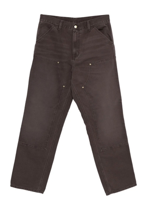 Carhartt WIP knee-pocket cotton jeans - Brown