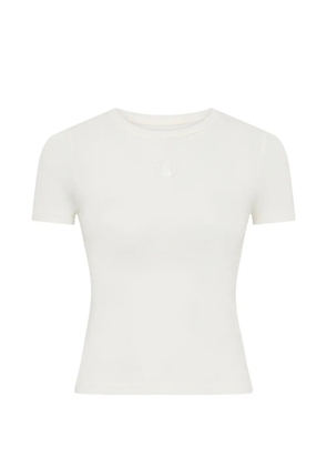 Marine Serre pearl logo baby fit T-shirt - Neutrals