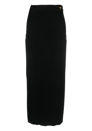 AERON Forum asymmetric maxi skirt - Black