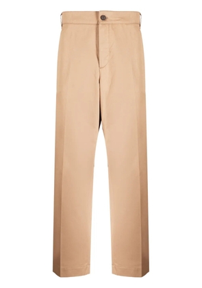 Maison Kitsuné straight-leg tailored trousers - Brown