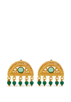 Lynyer Ravi Hemisphere beaded-detail earrings - Gold