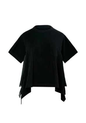sacai pocket panelled T-shirt - Black