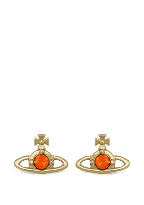 Vivienne Westwood orb crystal earrings - Gold