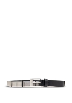 LEMAIRE rectangle-buckle leather belt - Black