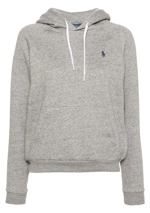 Polo Ralph Lauren embroidered-logo hoodie - Grey