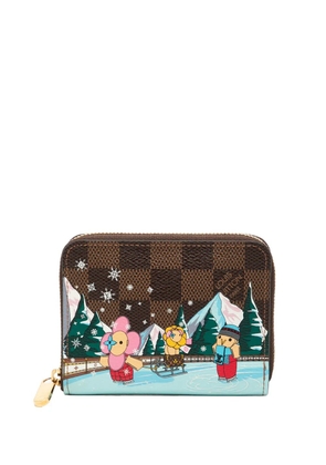 Louis Vuitton Pre-Owned 2021-2025 Damier Ebene Vivienne coin pouch - Brown