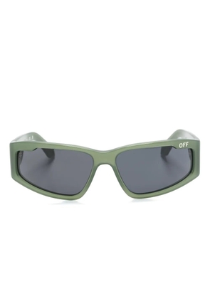Off-White Eyewear Kimball biker-style frame sunglasses - Green