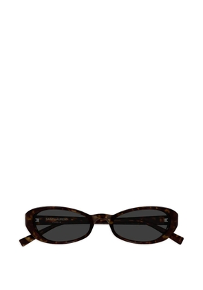 Saint Laurent Eyewear oval-frame sunglasses - Brown