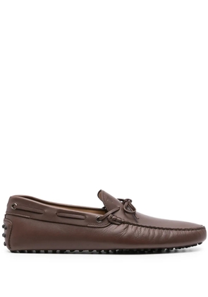 Tod's Gommino leather driving shoes - Brown