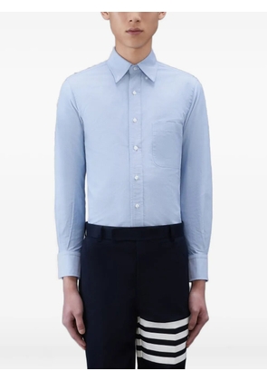 Thom Browne oxford long-sleeve button-down shirt - Blue