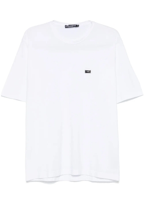 Dolce & Gabbana logo-plaque T-shirt - White
