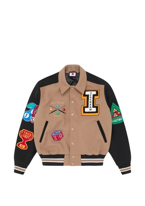ICECREAM appliqué bomber jacket - Neutrals