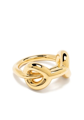 Charlotte Chesnais Binary chain ring - Gold