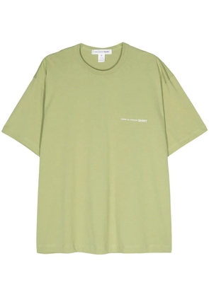 Comme Des Garçons Shirt logo-print cotton T-shirt - Green